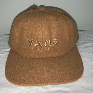 Vans Men's Tan Logo Snapback Hat ONESIZE, Tan- Off The Wall NEVER WORN